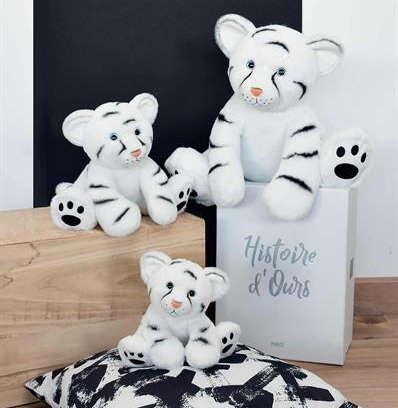 Produktbild Doudou et Compagnie Baby Schneetiger (32 cm)