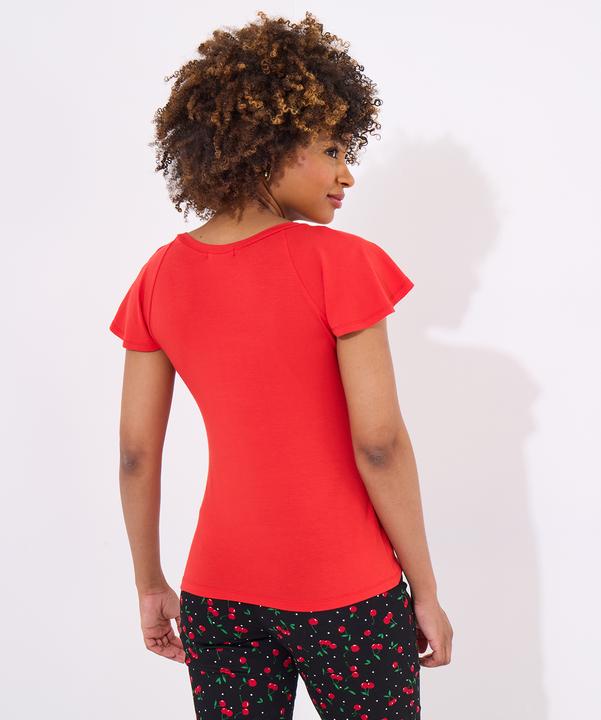 Actual product image Joe Browns Flutter Sleeve Jersey Top (44)