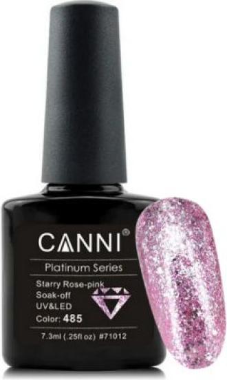 Produktbild Canni Gellack Platinum Starry Rose-Pink UV/LED (Platinum Starry Rose-Pink, UV-Gel Lack)