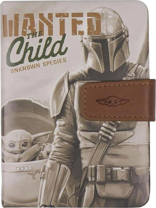 Actual product image The Mandalorian stationery set the child, brown