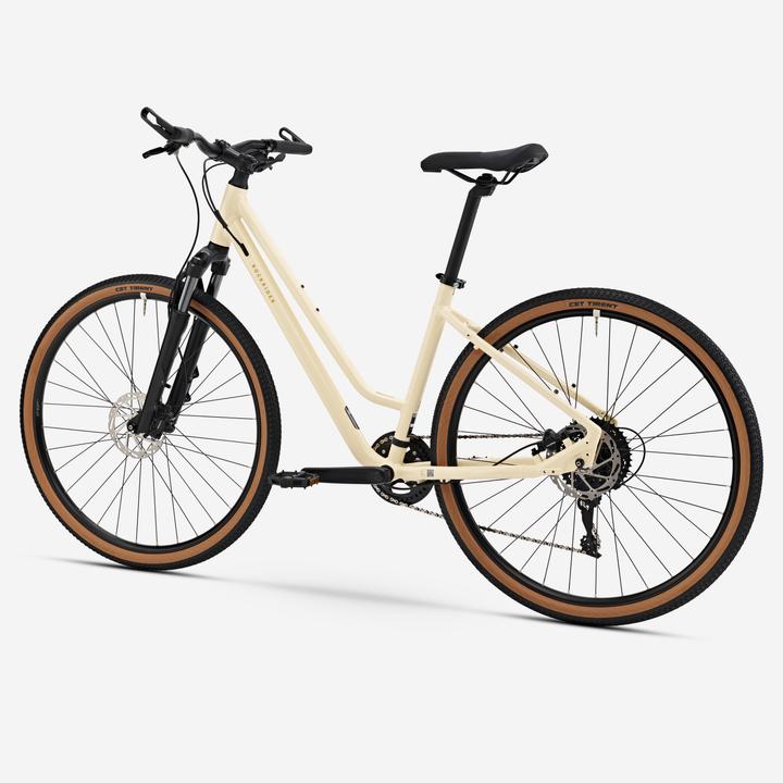 Produktbild Btwin Trekkingrad 28 Zoll Rockrider ACTV 500 LF gelb
