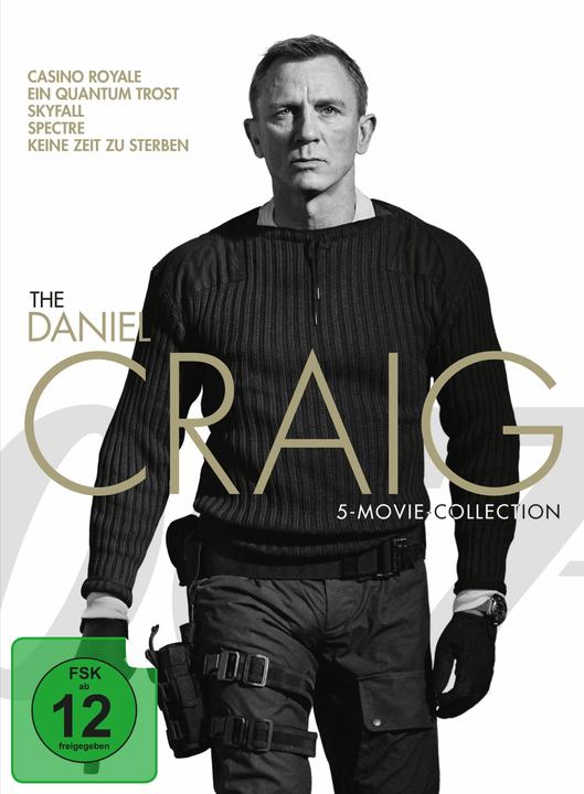 La collezione di 5 film di Daniel Craig.DVD (DVD, 2022, Tedesco, Inglese)