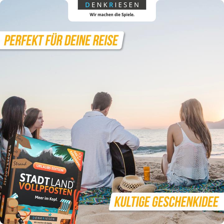 Image du produit Denkriesen - VILLE TERRE A TERRE® - Le jeu de cartes - URLAUB EDITION - "La mer en tête. (Allemand)