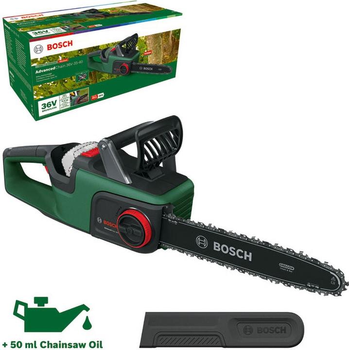 Produktbild Bosch Home & Garden AdvancedChain 36V-35-40 (Akku Kettensäge)