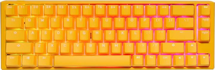Produktbild Ducky One 3 Yellow SF gaming keyboard, RGB LED - MX-Silent-Red (DE, Kabelgebunden)
