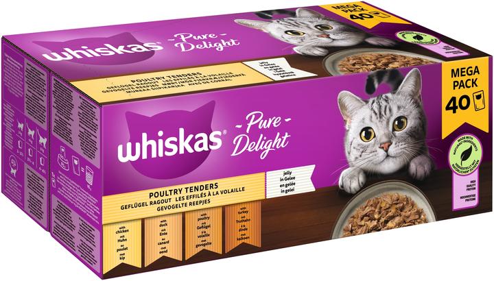 Whiskas Mp Pd Poultry Ragout Gel. (40 pcs., 3400 g)