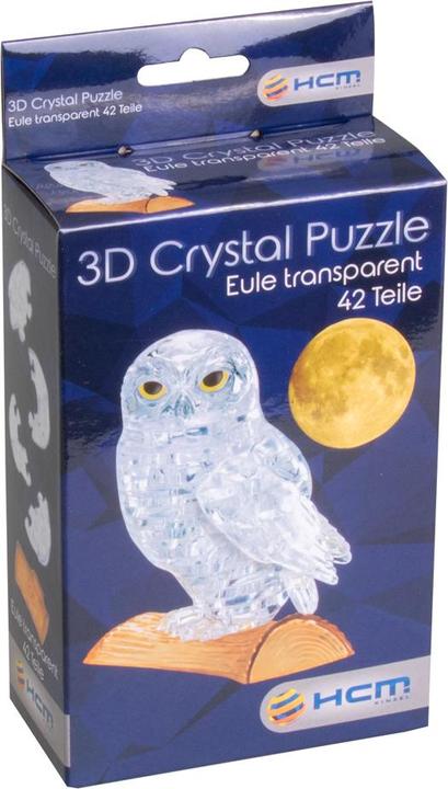 Actual product image HCM Kinzel Crystal Owl Transparent (42 pieces)