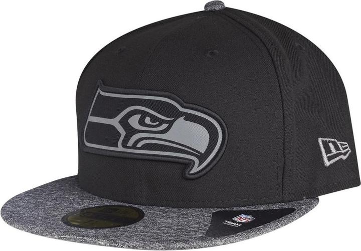 Image du produit New Era NFL - Seattle Seahawks - Grey Collection 59Fifty Cap Noir 6 7/8 (56)