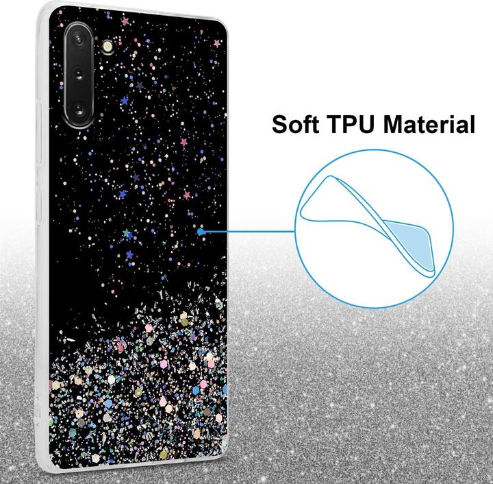 Produktbild Cadorabo TPU Cover funkelnder Glitter (Samsung Galaxy Note 10)