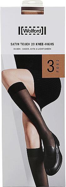 Produktbild Wolford Kniestrümpfe "Satin Touch" gobi (20 DEN, 38, M)