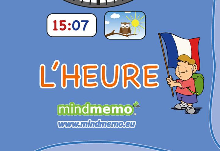 Produktbild mindmemo Lernposter - L'heure - Quelle (Französisch)