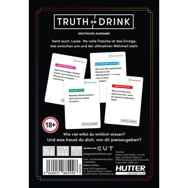 Image du produit Vérité ou boisson (Allemand)