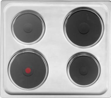 Productafbeelding Amica Roestvrijstalen kookplaat 58 x 51 cm 4 kookzones EM 724 000 E