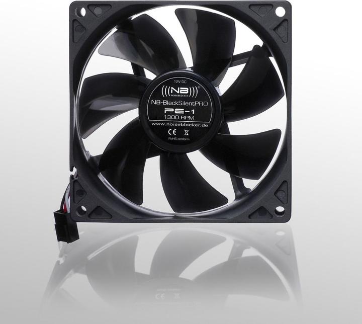Actual product image Noiseblocker BlackSilentPRO PE-1 (92 mm, 1 x)
