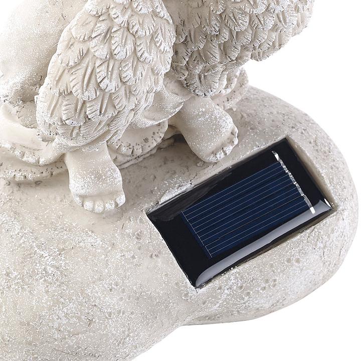 Actual product image Lunartec Guardian angel figure with solar LED light (IP44)