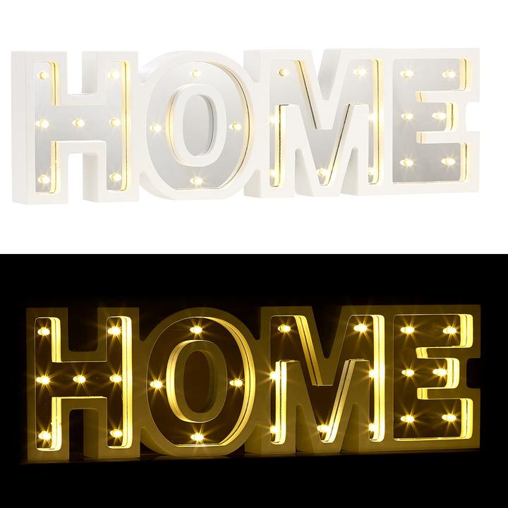 Produktbild Lunartec LED-Schriftzug "HOME"