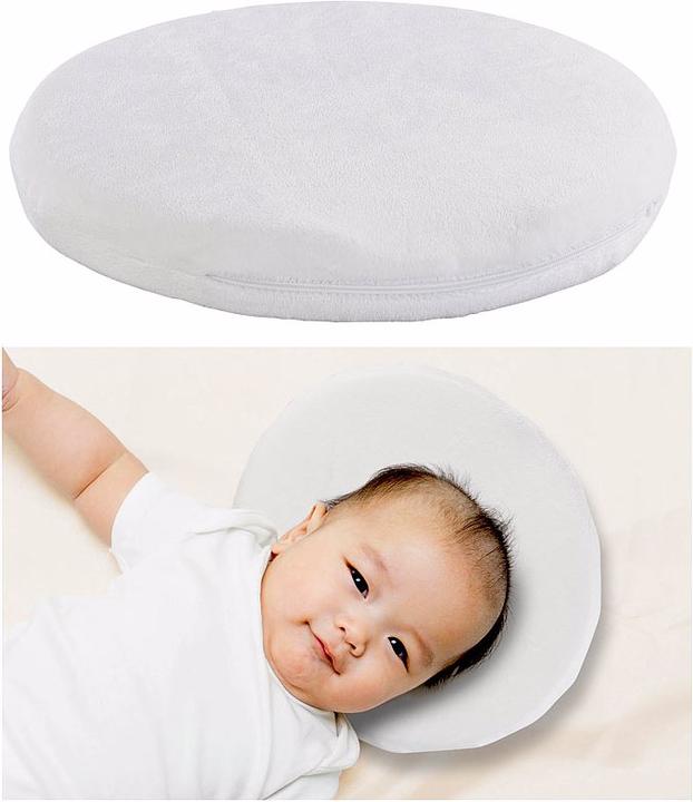 Produktbild Newgen medicals Memory-Foam-Kopfkissen für Babys, OEKO-TEX® Standard 100 (27.5 x 24 x 3 cm)