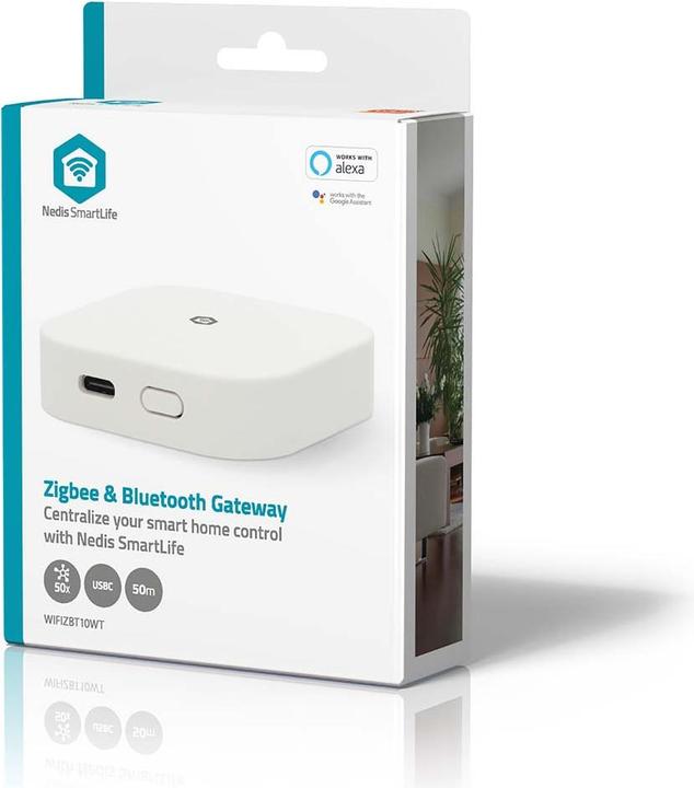 Image du produit Nedis SmartLife Gateway | Bluetooth® / Zigbee 3.0 | 50 Geräte | Stromversorgung über USB | Android™