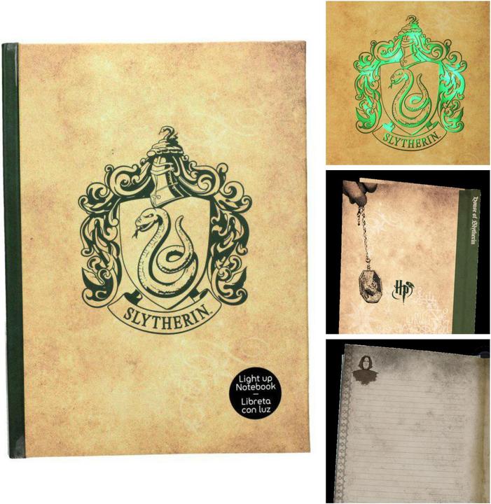 Image du produit SD Toys Carnet Lumineux Hp - Serpentard (A5)