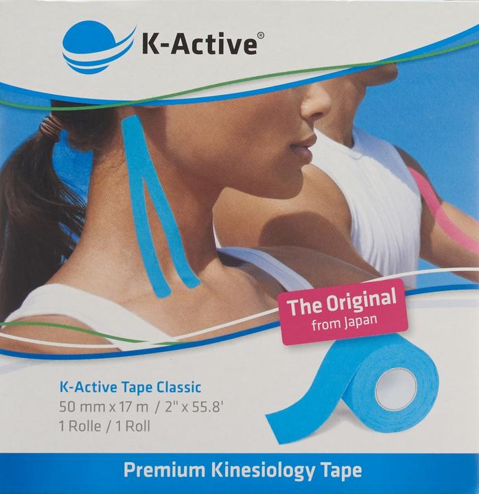 Immagine prodotto K-Active Nastro Classic 5cmx17m blu idrorepellente (17 m)