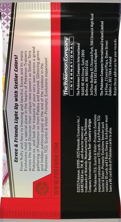 Immagine prodotto Pokémon Prismatic Evolutions (Inglese, Confezione in blister)