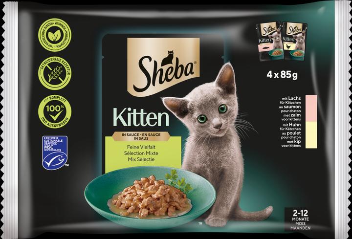 Image du produit Sheba Sacs fraîcheur Junior (Junior, 4 pcs, 340 g)