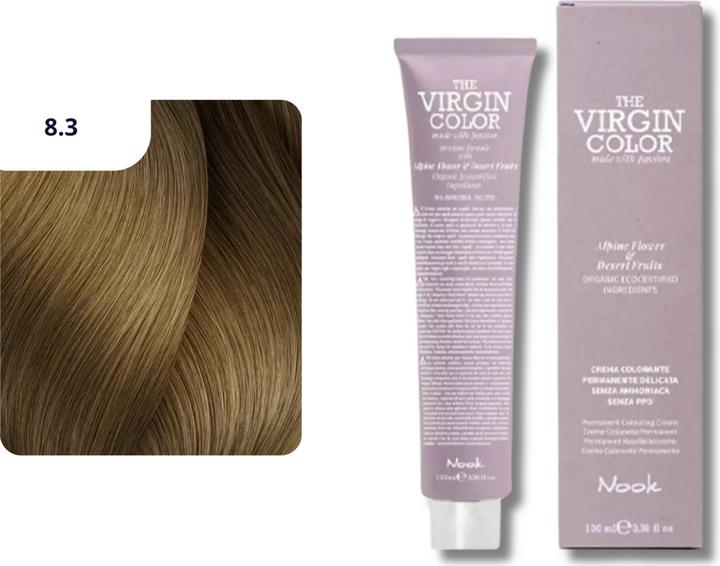 Produktbild Nook Virgin Color Haarfarbe (8.3 hellblond golden)
