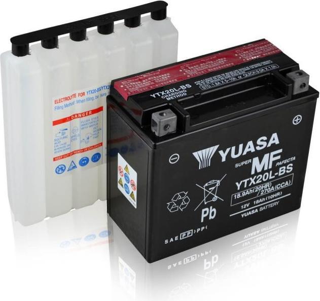 Yuasa YTX20LBS (12 V, 18.90 Ah, 270 A)