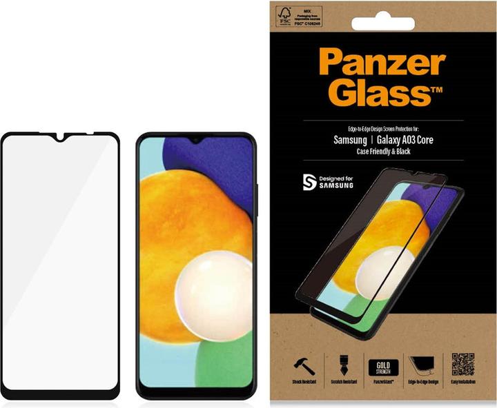 Produktbild PanzerGlass Case Friendly (1 Stück, Samsung Galaxy A03 Core, Samsung Galaxy A13 5G, Samsung Galaxy A04S)
