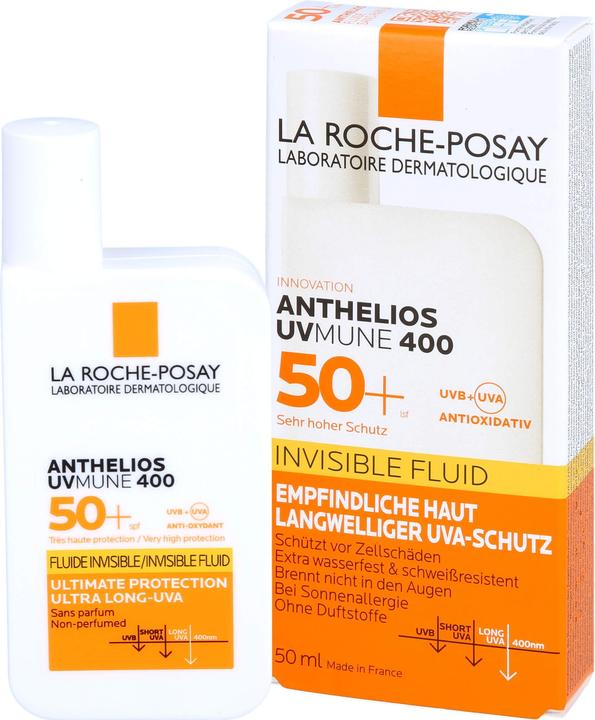 Produktbild La Roche Posay Anthelios UV Mune 400 (Sonnencreme Gesicht, SPF 50+, 50 ml, 49 g)