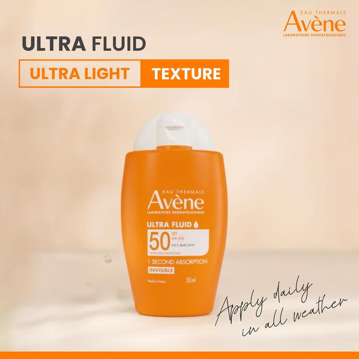 Produktbild Avène Ultra Fluid Invisible (Sonnencreme Gesicht, SPF 50, 50 ml, 68 g)