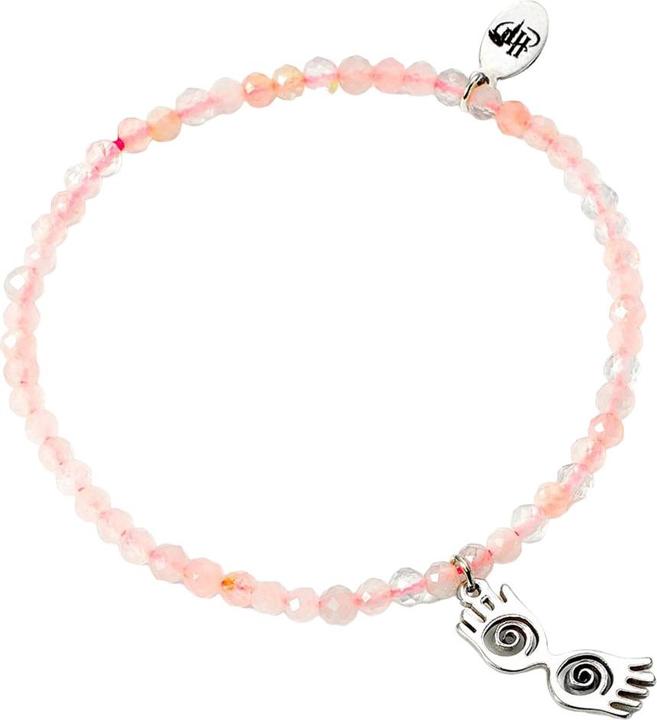 Spectrespecs ArmbandAnhänger Rosenquarz (100% Metal)
