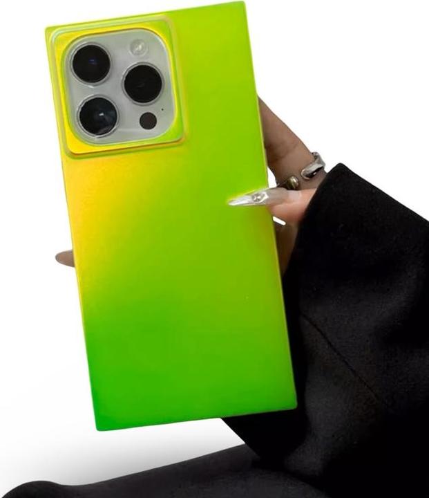 Produktbild RPD iPhone 16 Pro - Luminous Neon Shine - High Gloss Finish, Neongrün (Apple iPhone 16 Pro)