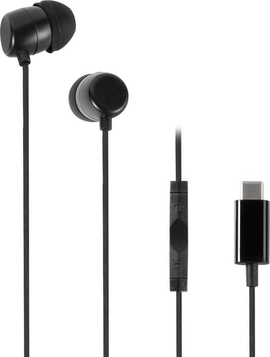 Produktbild Vivanco WEVVSP10USBC-BK Headset Wired In-ear Calls/Music USB Type-C Black (keine Geräuschunterdrückung, Kabelgebunden)
