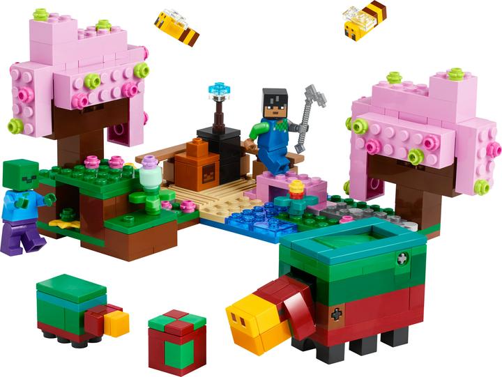 Actual product image LEGO The cherry blossom garden (21260, LEGO Minecraft)