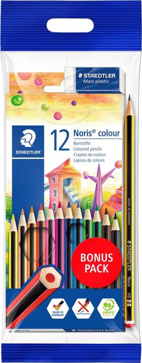 Actual product image Staedtler Set 12 matite colorate paper box (Multicoloured, 12 x)