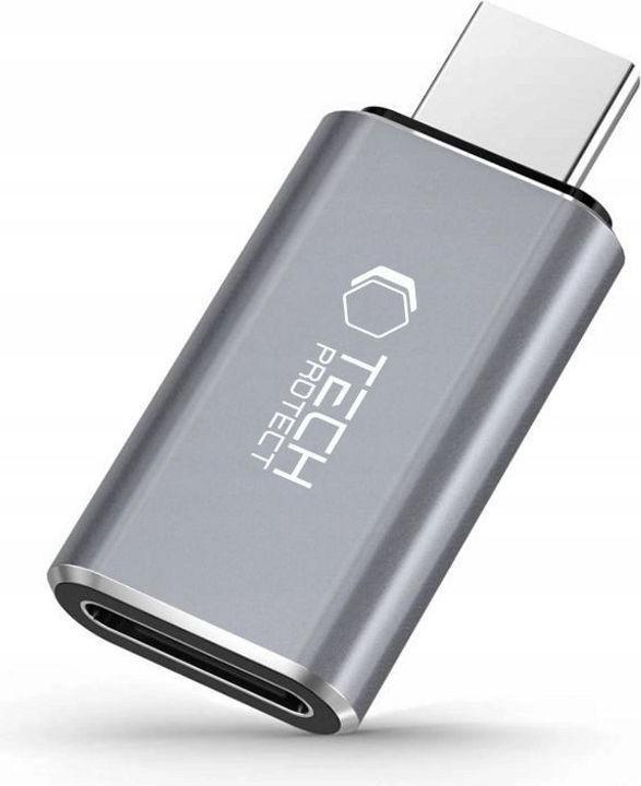Immagine prodotto Tech-Protect Adattatore UltraBoost USB-C (maschio) / Lightning (femmina) - grigio (USB tipo C, Lightning)