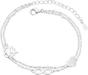 Immagine prodotto Beneto Bracciale doppio fortunato in argento AGB749/21