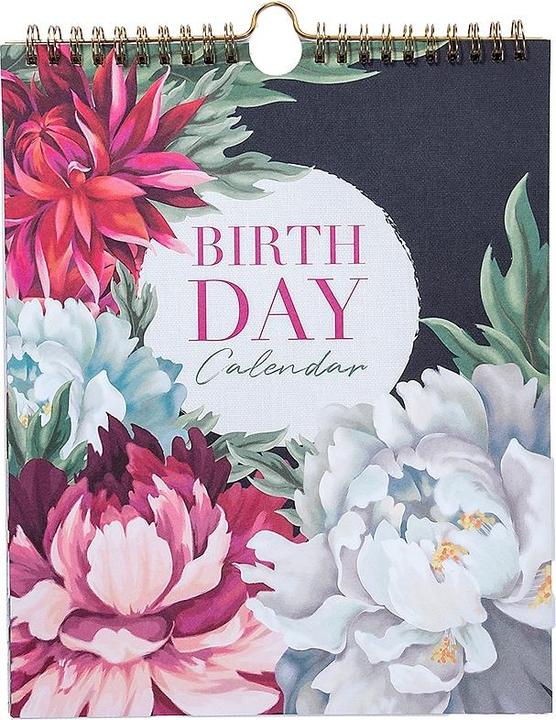 Immagine prodotto Artebene Calendario di compleanno 21x26 fiori (21 x 26 cm)
