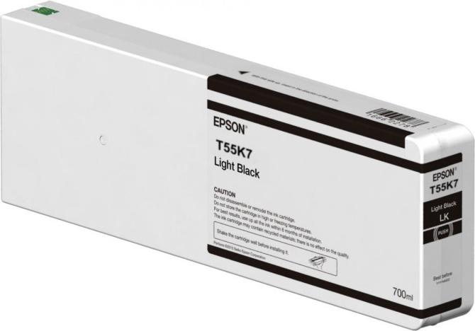 Produktbild Epson TINTE LIGHT SCHWARZ 700ML SURECOLOR SC-P6000/7000/8000/9000 (BK)