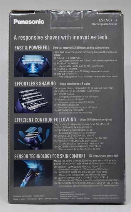Actual product image Panasonic ES-LV67