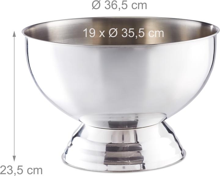 Actual product image Relaxdays Champagne Cooler Bowl