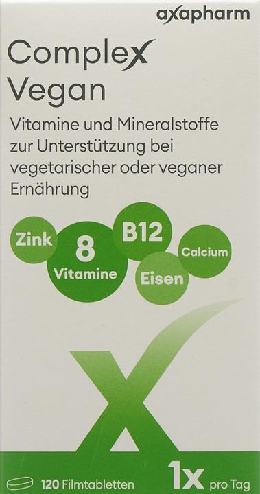 Produktbild Complex Vegan Filmtabletten (120 Stück, Tabletten, 222 g)