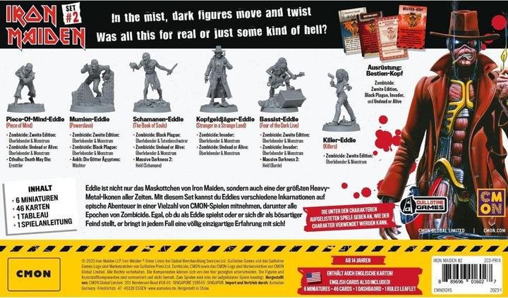 Actual product image Cmon Zombicide - Iron Maiden Character Pack 2, board game, for 1-6 players, from 14 yrs. (German)