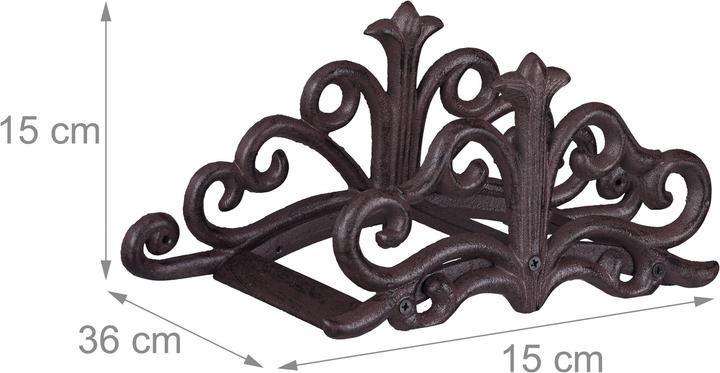 Immagine prodotto Relaxdays Portatubo da Parete, Stile Antico (15 m)
