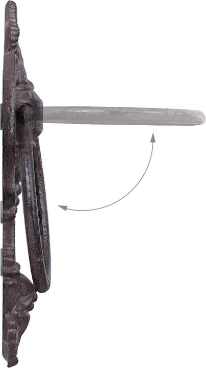 Image du produit Relaxdays Heurtoir et anneau frappe porte,style antique