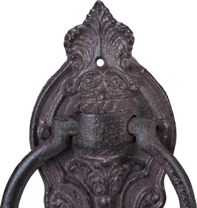 Image du produit Relaxdays Heurtoir et anneau frappe porte,style antique