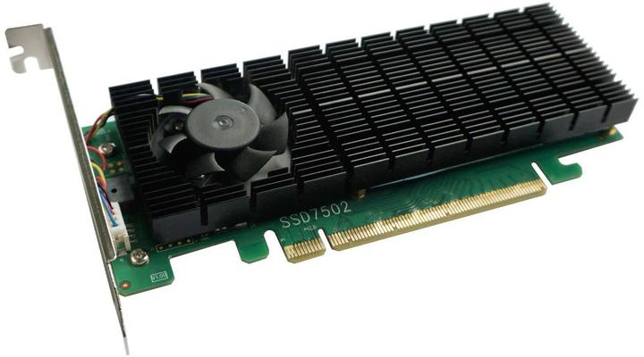 Actual product image HighPoint RAID controller SSD7502 2x M.2 NVME PCI-x4v4, PCI-Ex16