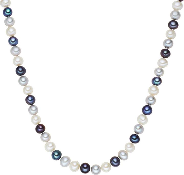 Immagine prodotto Valero Pearls Perle d'acqua dolce da donna in argento sterling multicolore - 2244 (Argento, 42 cm)