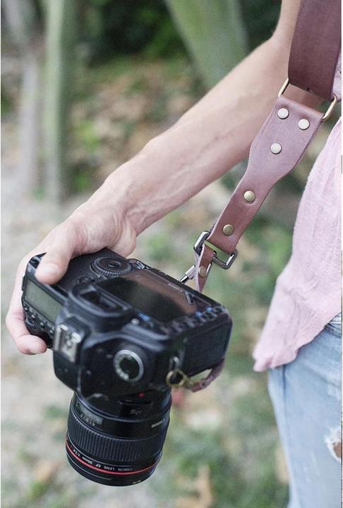 Actual product image Bronkey Berlin Dual-Leder-Kameragurt, braun